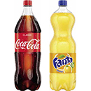 Coca-Cola, Fanta, Coca-Cola light, Mezzo-Mix Coca-Cola, Fanta, Coca-Cola light, Mezzo-Mix